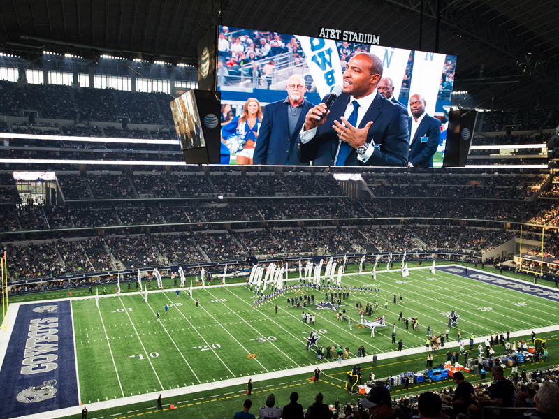 Darren Woodson luce el Big Bang Dallas Cowboys