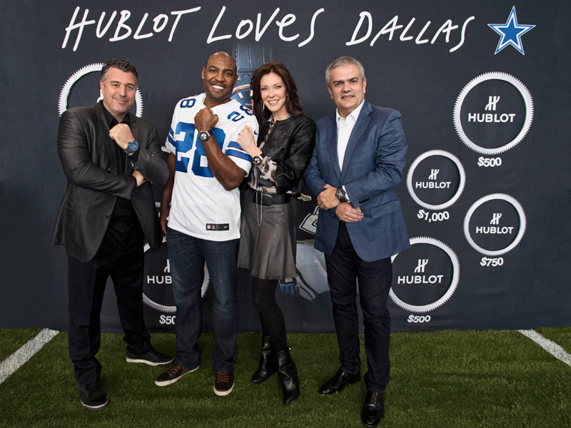Rick de la Croix, Darren Woodson, Charlotte Jones Anderson, Ricardo Guadalupe