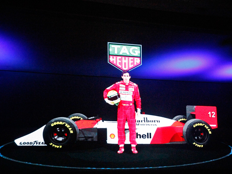 Ayrton Senna en holograma