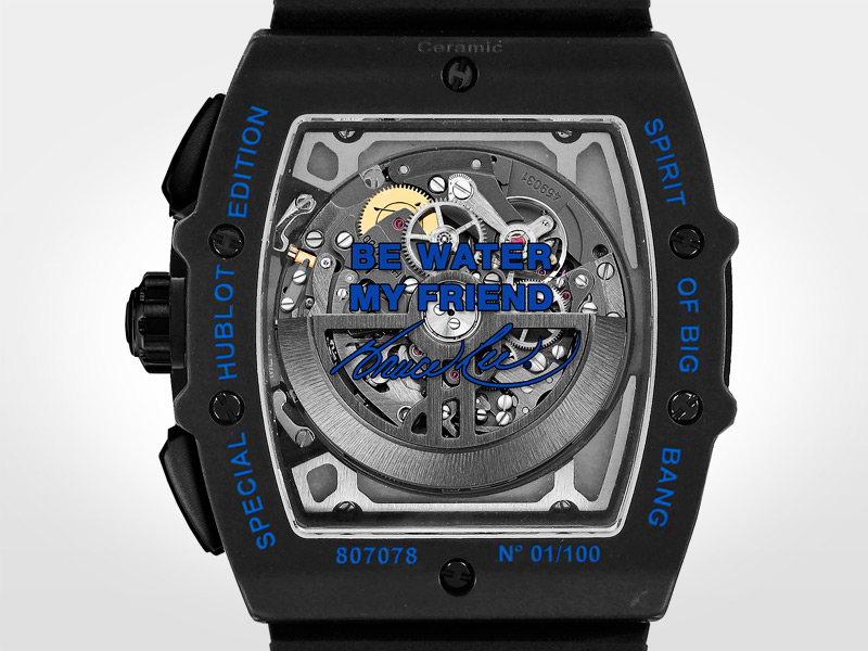 Fondo transparente del Big Bang Bruce Lee Be Water Limited Edition