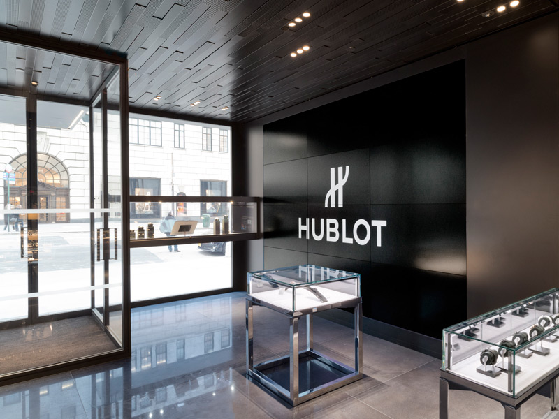 La nueva tienda mide 199 m2, es la más grande de Hublot en EU.